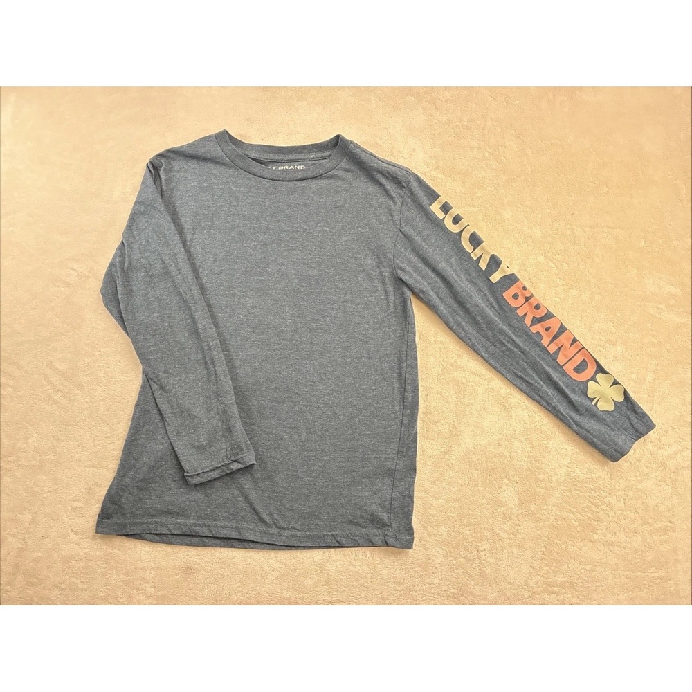 Lucky Brand Youth Boy Long Sleeve T-shirt Size Med 10/12